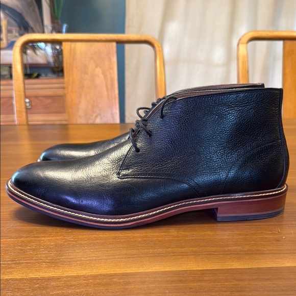 Cole Haan Barron Chukka Black Leather Men's Boot - Picture 4 of 9
